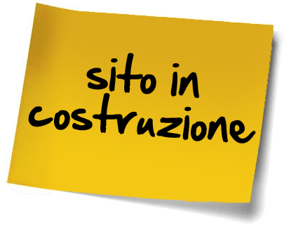 Sito in costruzione - sticky note